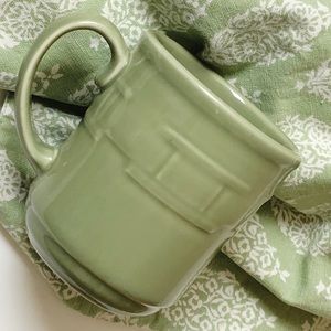 Longaberger Woven Traditions Sage Mug